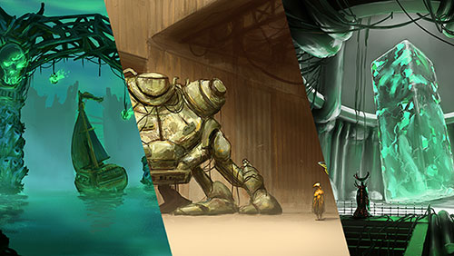 Landscape concept art